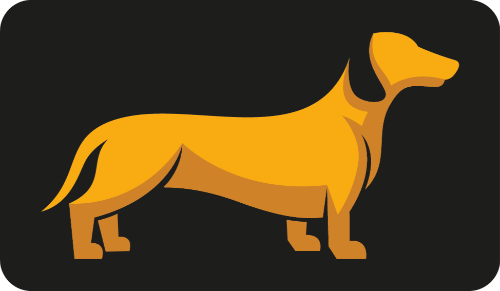 Canine Silhouette animal mat - TenStickers