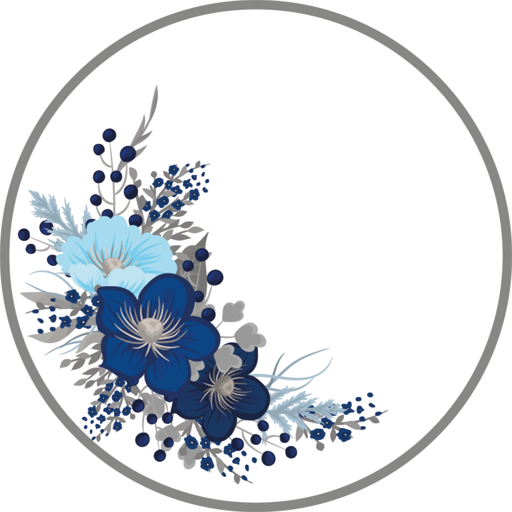 Botanical Collection floral rug - TenStickers