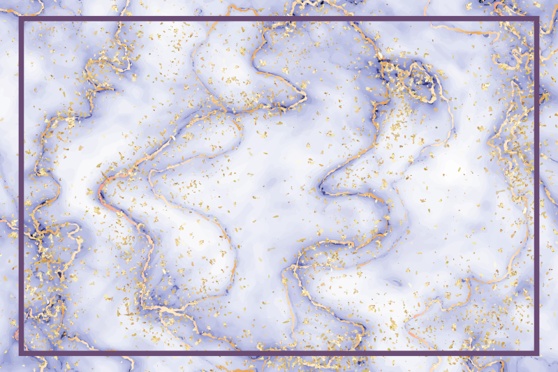 Marbled Gold Splatter marble rug - TenStickers