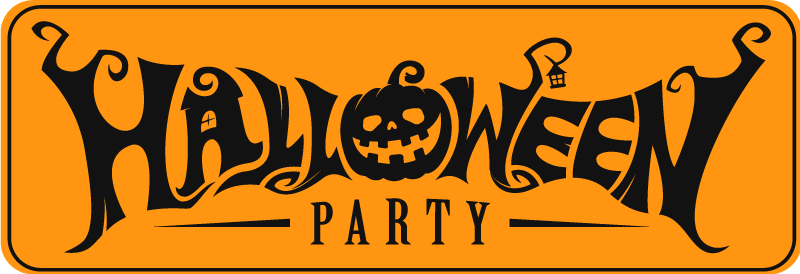 Halloween rugs halloween celebration banner - TenStickers