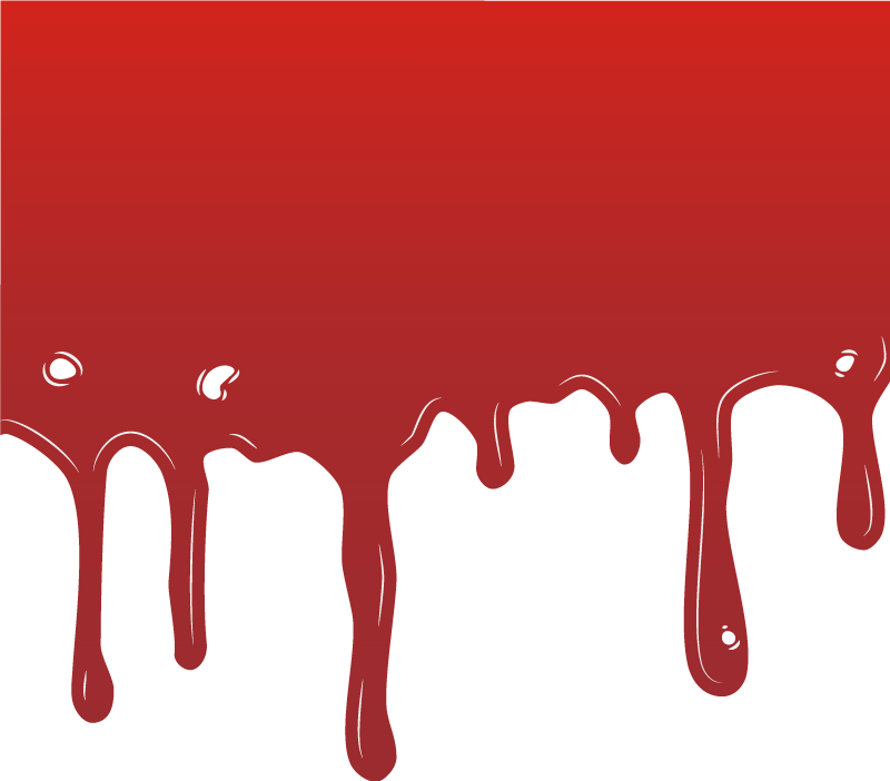 Dripping Paint halloween rugs - TenStickers