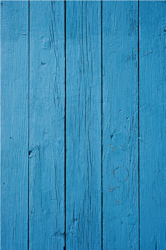 Dark blue pattern wood effect vinyl rug - TenStickers