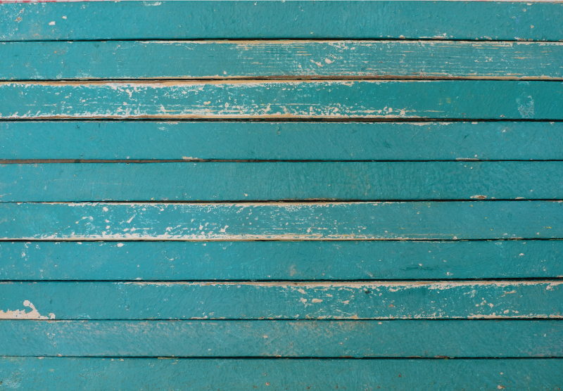 Old blue wood effect vinyl rug - TenStickers