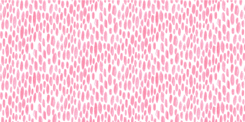 Pink Watercolor Dots teenage bedroom rug - TenStickers