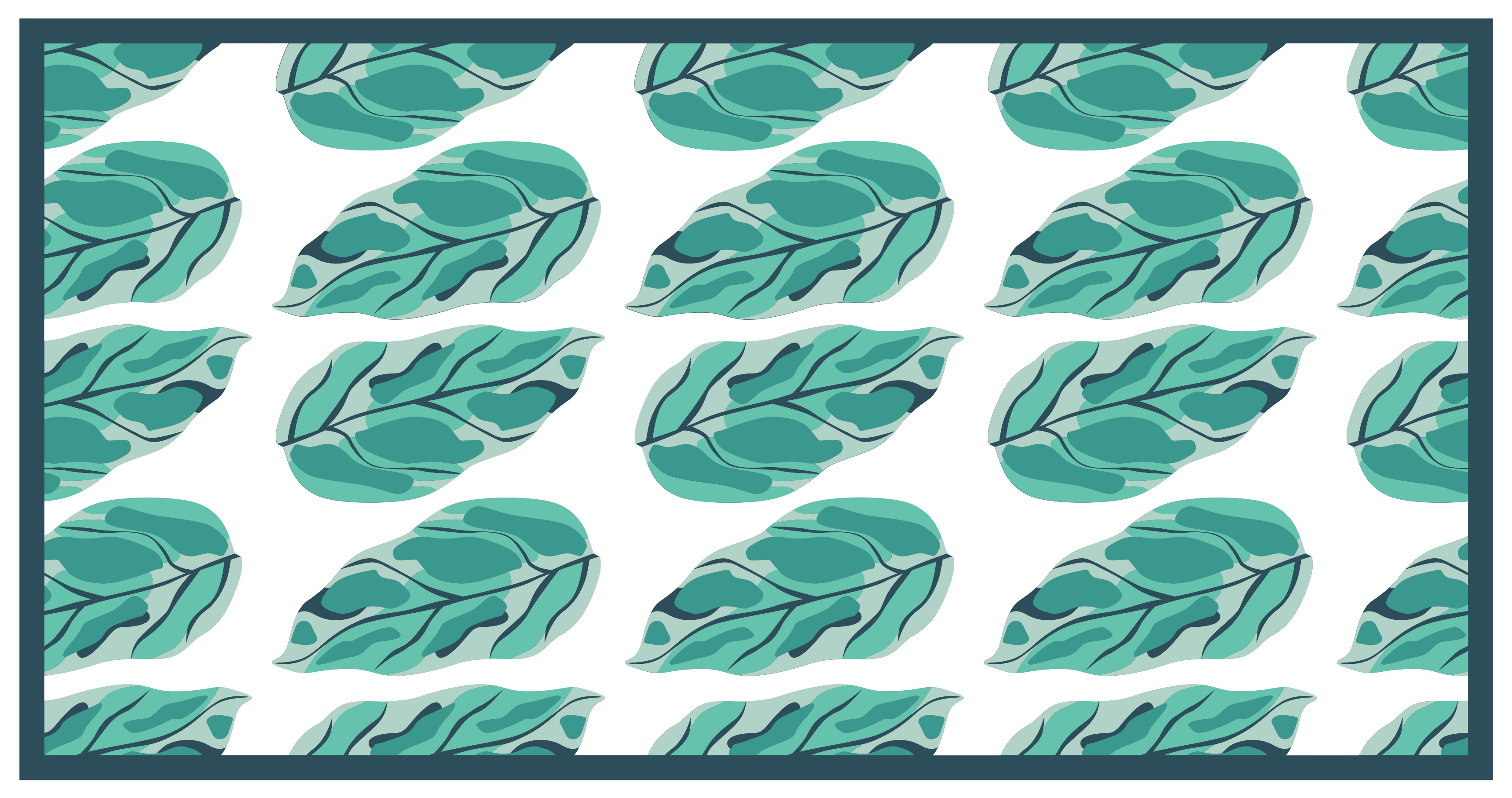 Leafy Botanical floral rug - TenStickers
