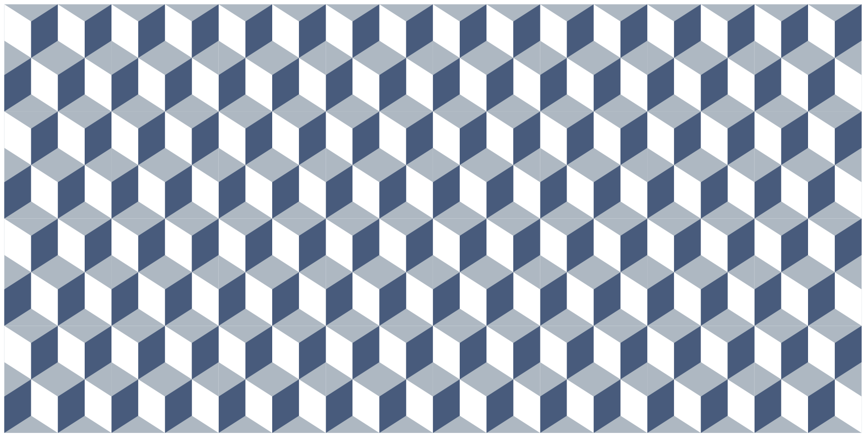 Cubical Pattern geometric rug - TenStickers