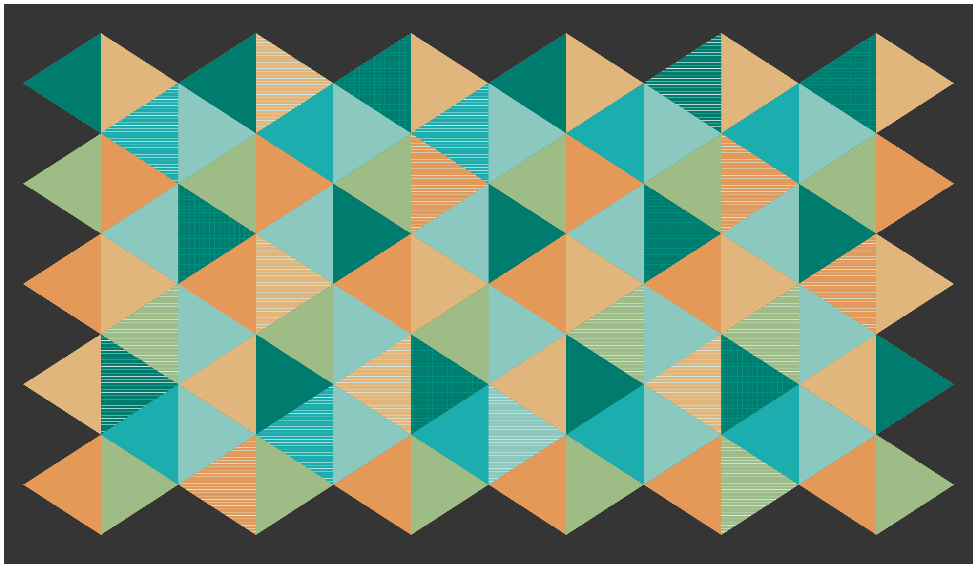 Geometric rug with geometric patterned design - TenStickers