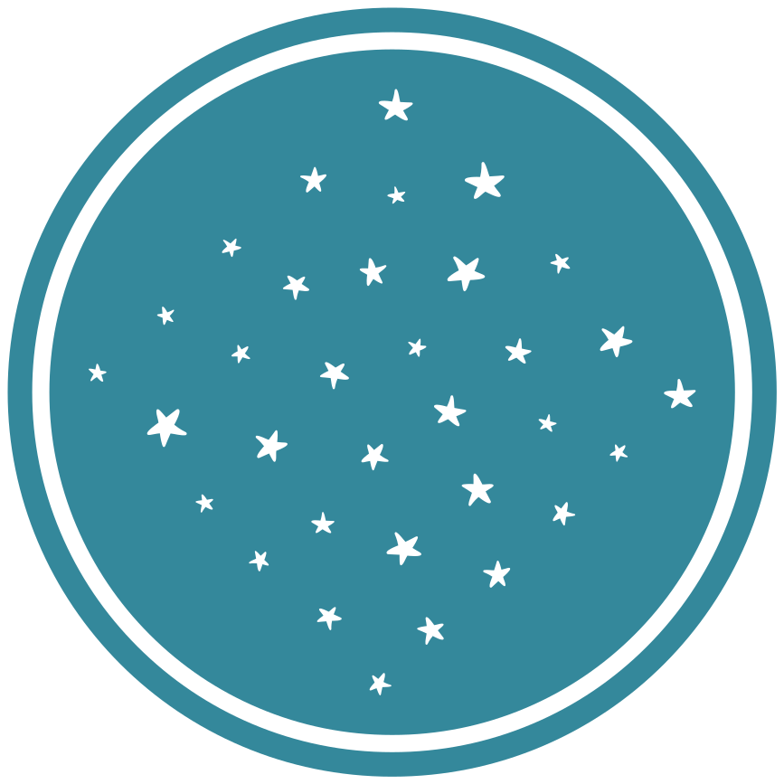 Star rug with celestial design - TenStickers