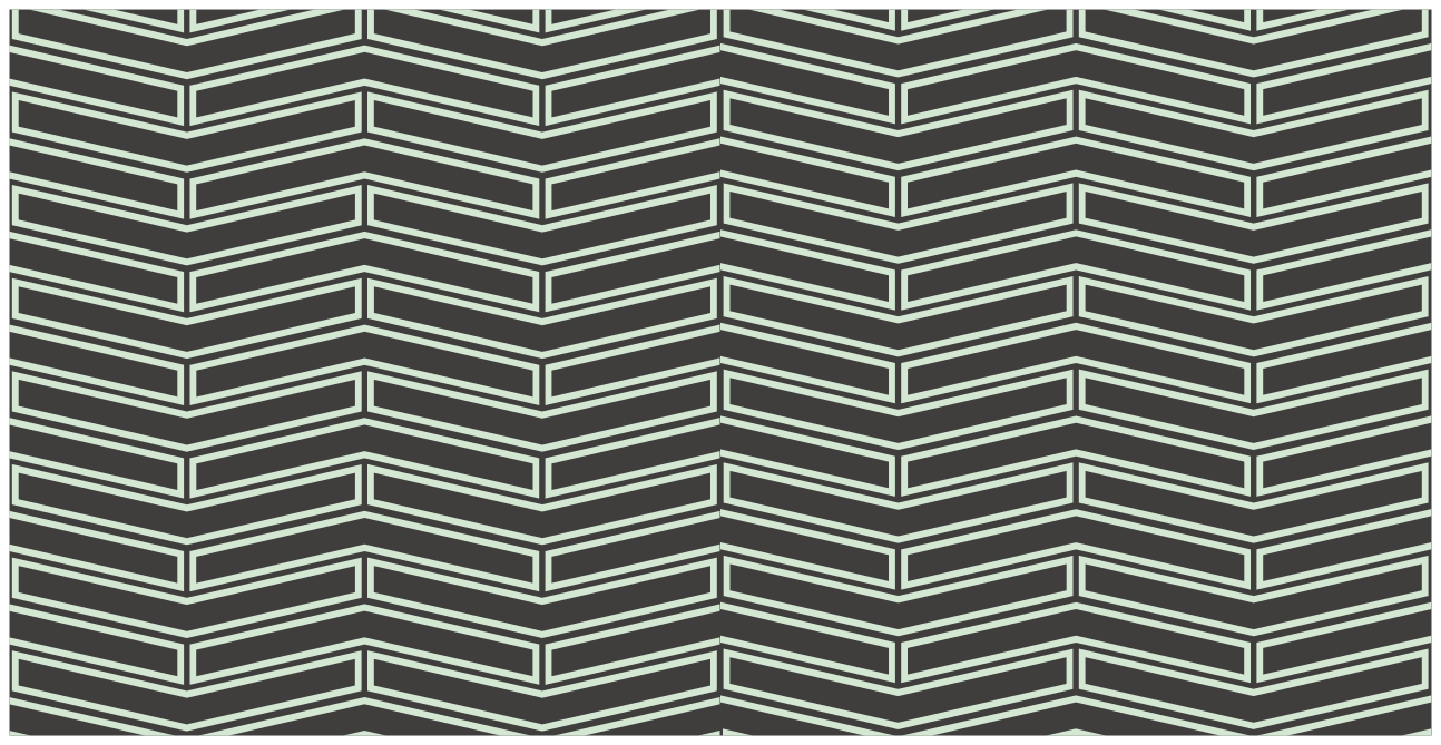 Chevron Lines geometric rug - TenStickers