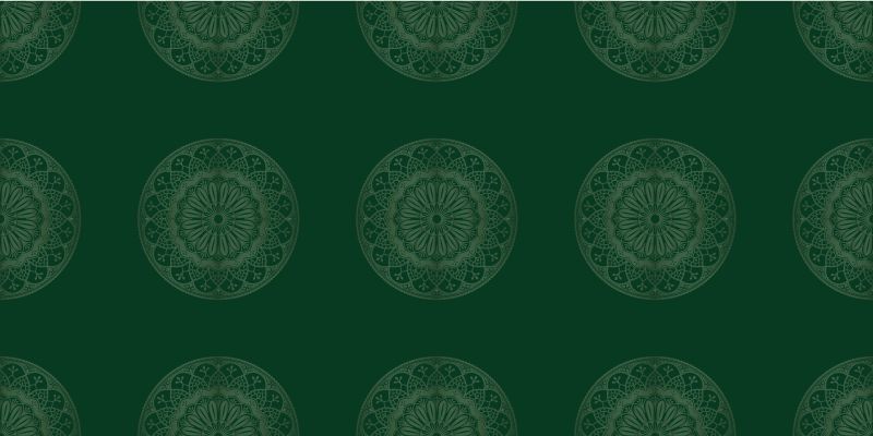 Mandala rug with mandala motif design - TenStickers