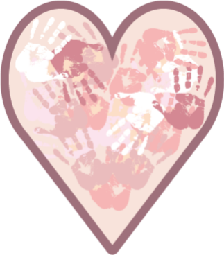 Personalized Heart custom floor mat - TenStickers