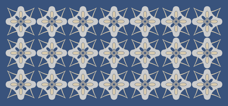 Eleanor mosaic floor tiles - TenStickers