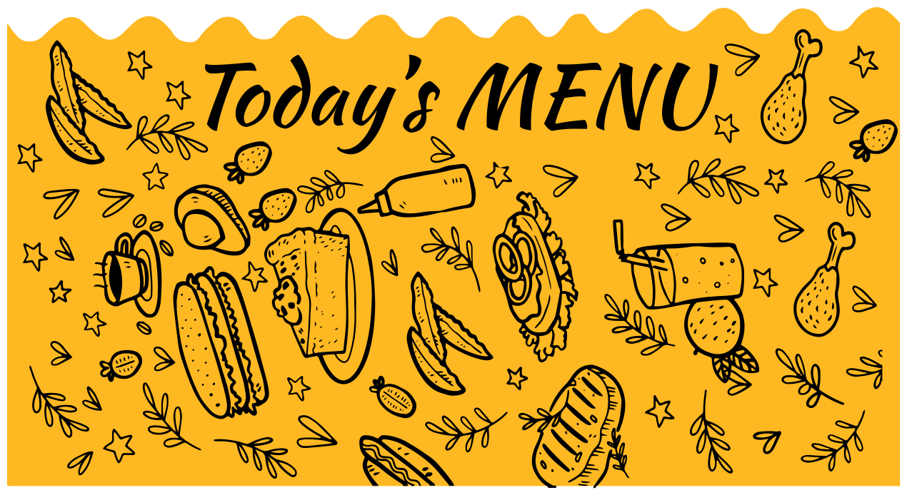 Today's Menu Theme quote rug - TenStickers