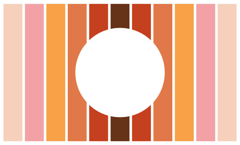 Stripes rug with geometric stripes design - TenStickers