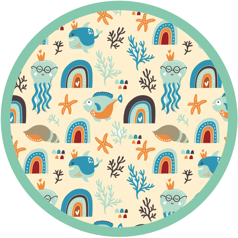 Sea Life Playtime kids carpet - TenStickers