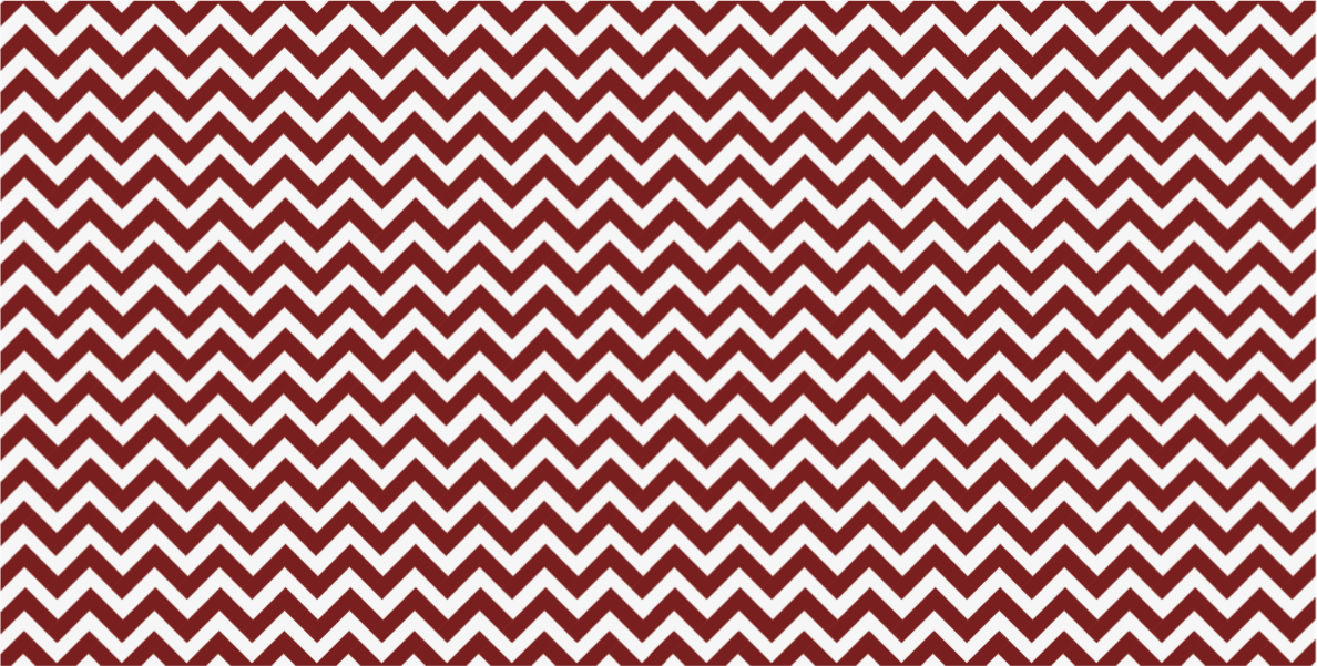 Red chevron style geometric rug - TenStickers