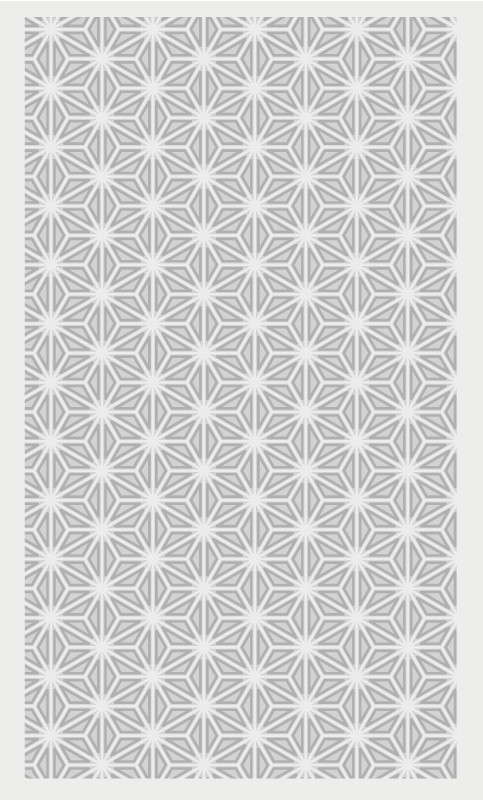 Geometric rug with geometric pattern accent - TenStickers