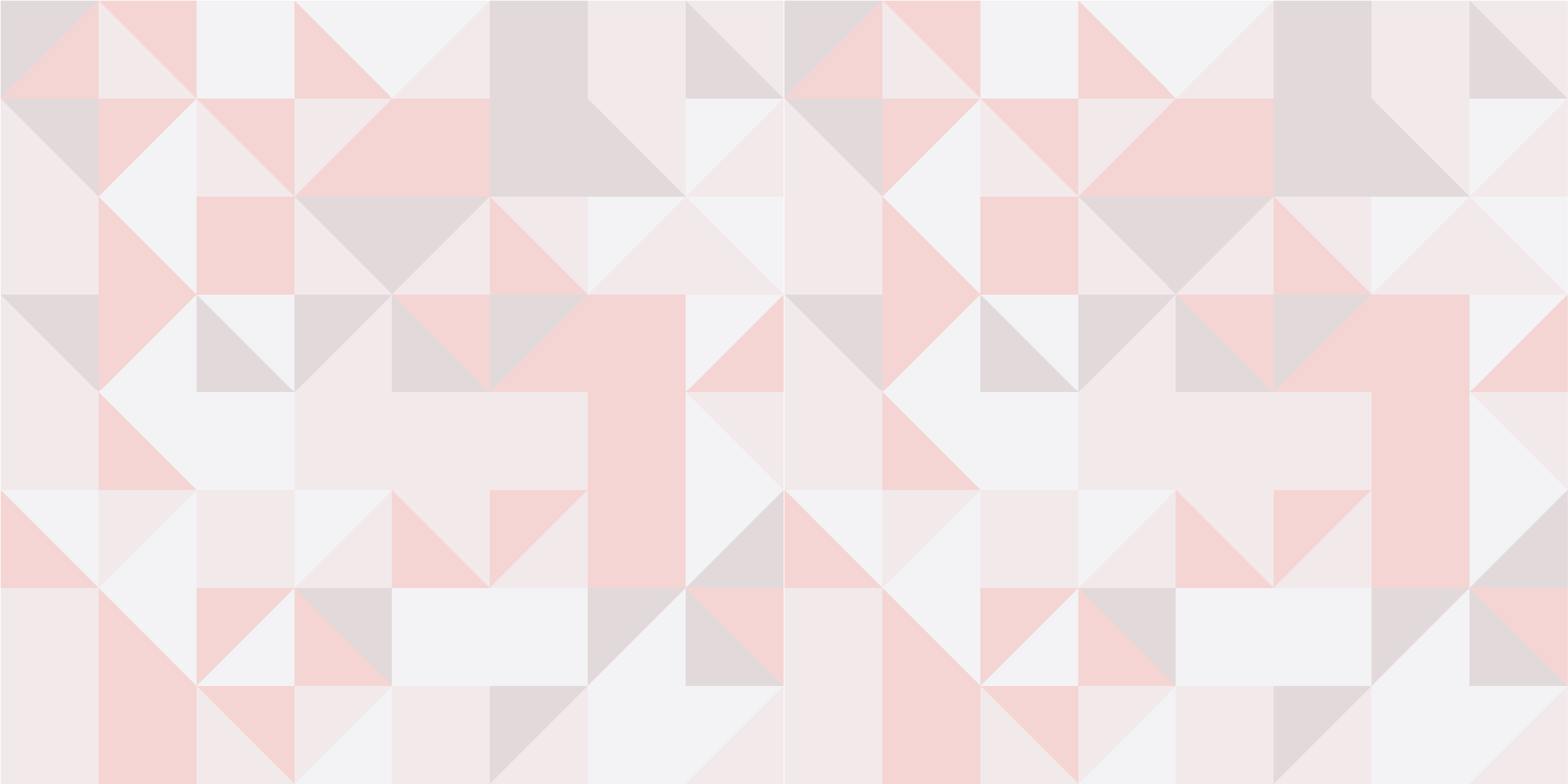 Geometric rug in soft pastel colors - TenStickers