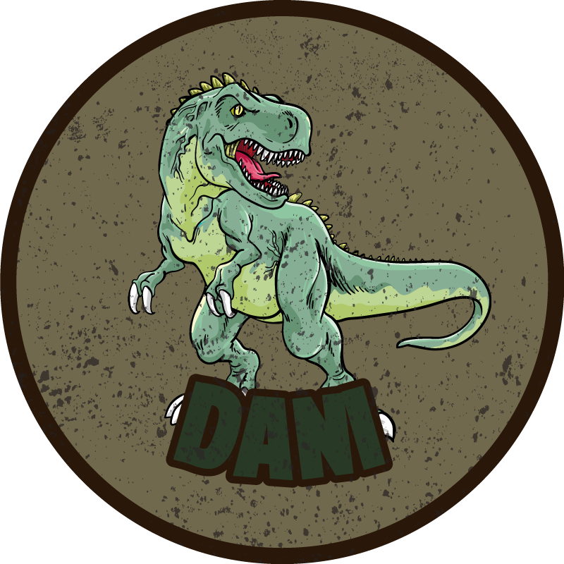 Customized Dinosaur custom floor mat - TenStickers