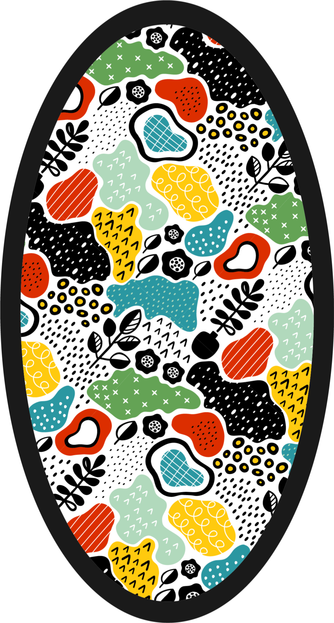Vibrant Nature Motif nature rug - TenStickers