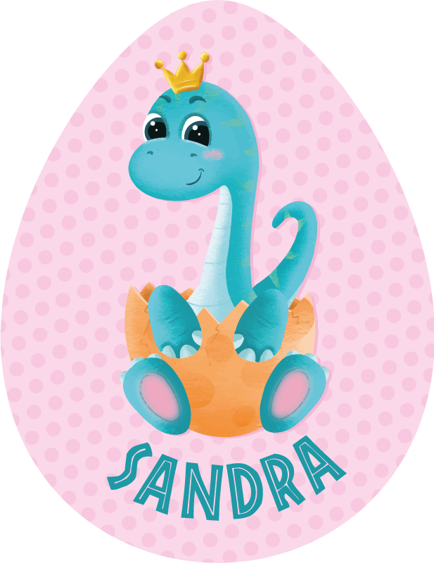 Personalized Dinosaur Artwork custom floor mat - TenStickers
