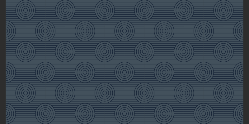 Geometric Circles and Lines vinyl rug - TenStickers