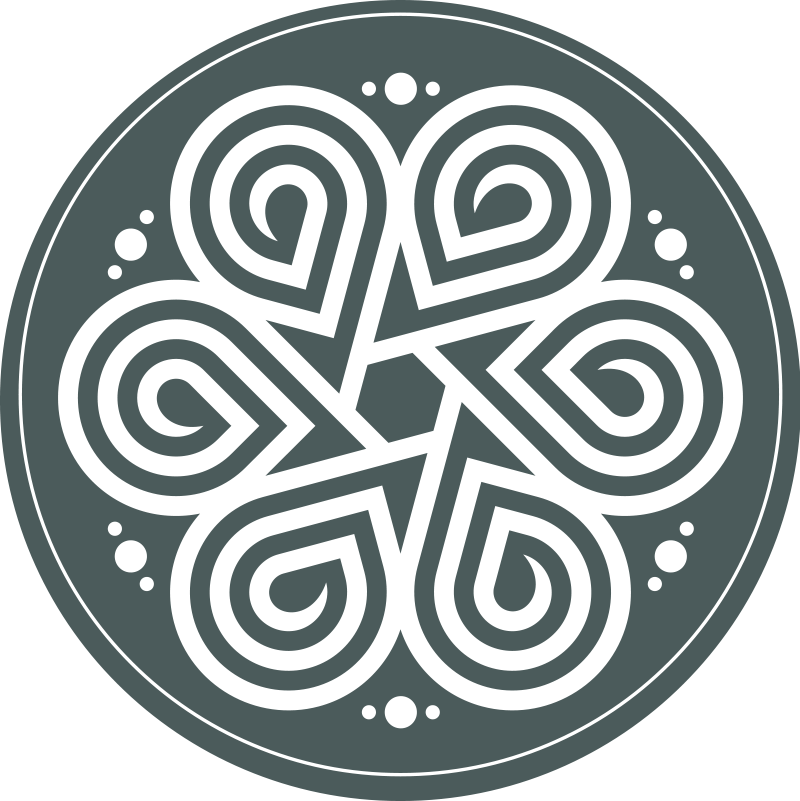 Celtic Circle mandala rug - TenStickers