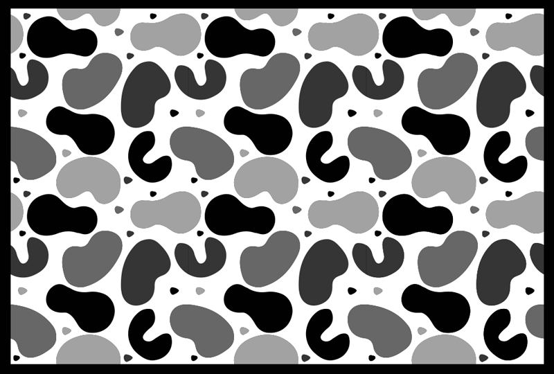 Cowhide Inspired animal print rug - TenStickers