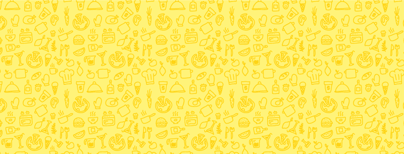 Culinary Symbols kitchen mat - TenStickers
