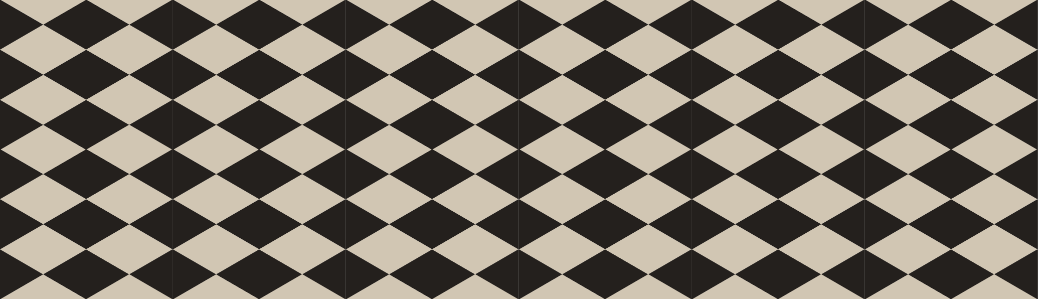 Classic Checker Pattern tile carpet - TenStickers