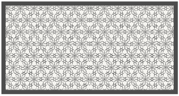 Floral rug floral patterned runner - TenStickers