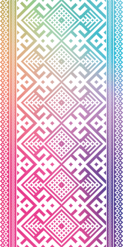 Geometric Playtime kids carpet - TenStickers