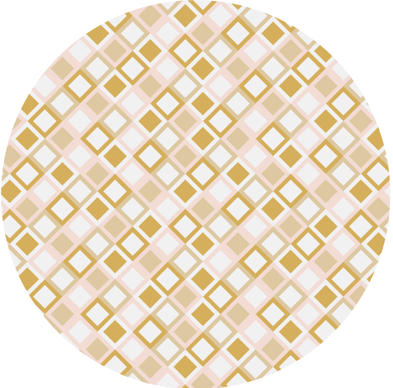 Geometric rug with geometric lattice pattern - TenStickers