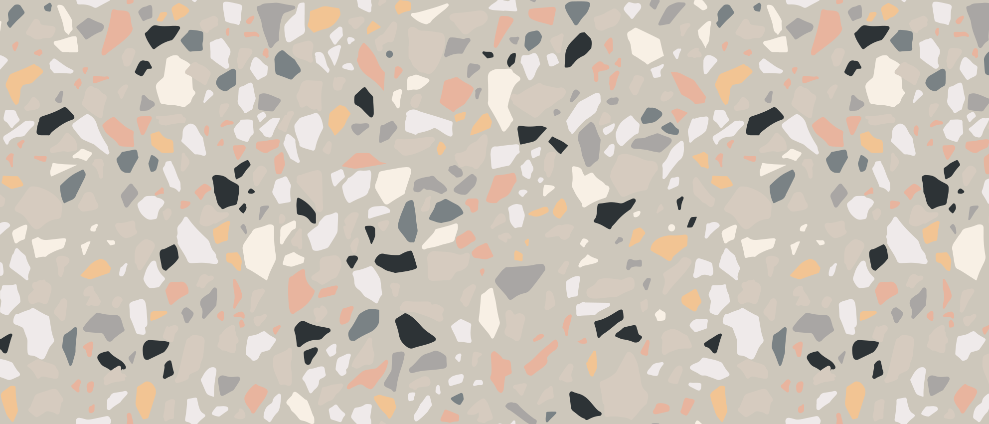 Beige terrazzo texture carpet - TenStickers