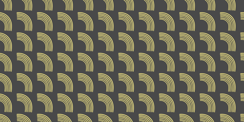 Geometric Arc Patterns stripes rug - TenStickers