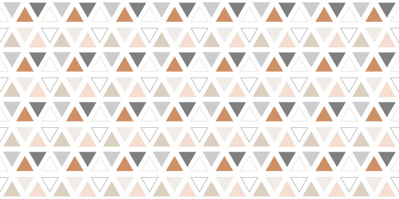 Triangular Pattern Design geometric rug - TenStickers