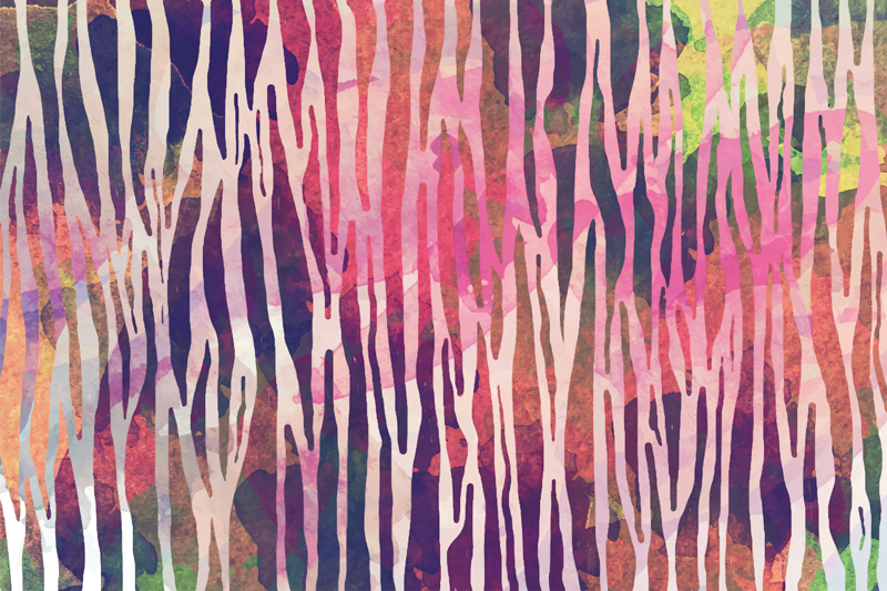 Abstract Striped Spectrum stripes rug - TenStickers