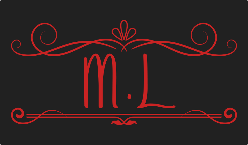 Monogram Elegance custom floor mat - TenStickers