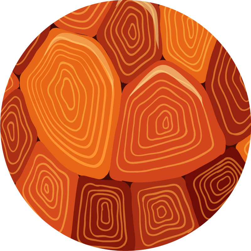 Organic Contours texture rug - TenStickers