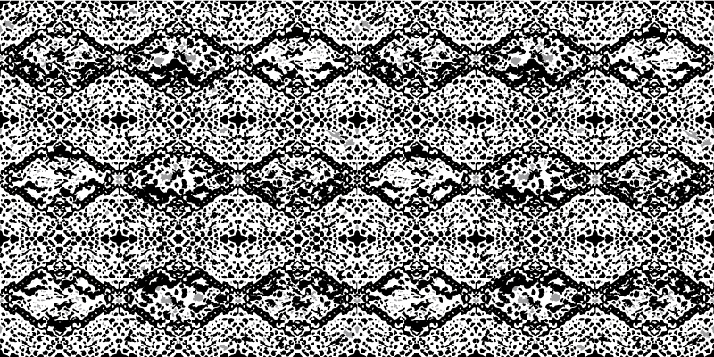 White snake skin animal print vinyl rug - TenStickers