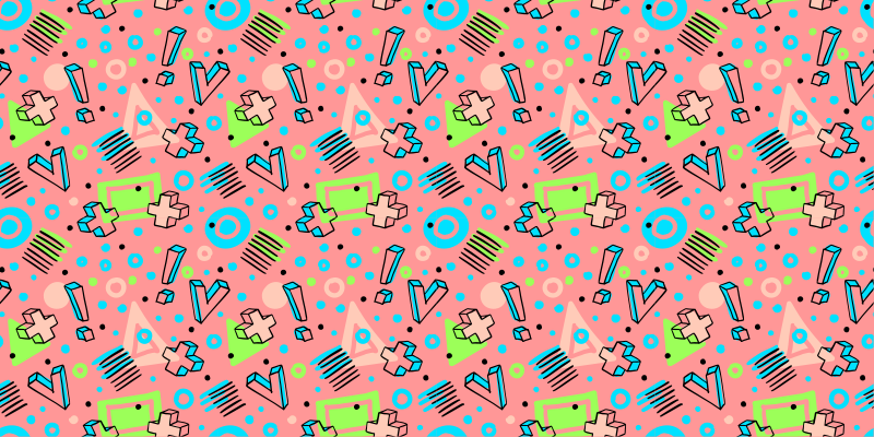 Playful Geometrics kids rug - TenStickers