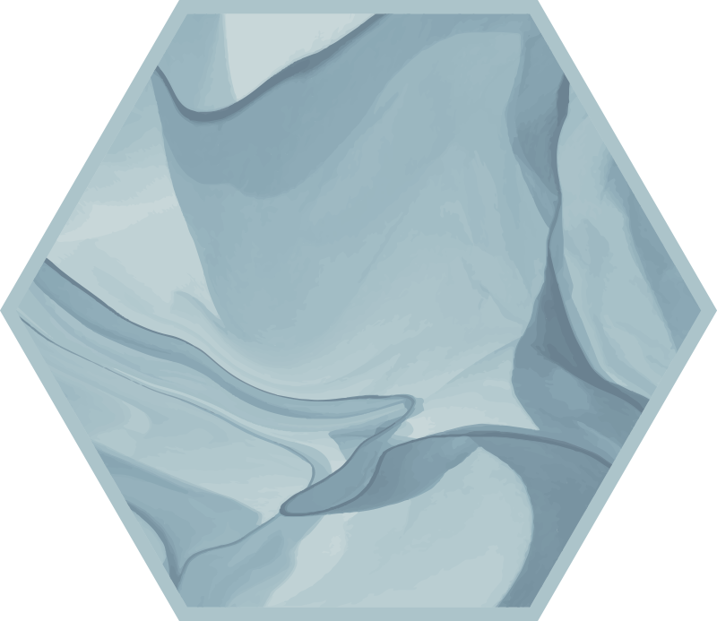 Abstract Blue Waves texture rug - TenStickers