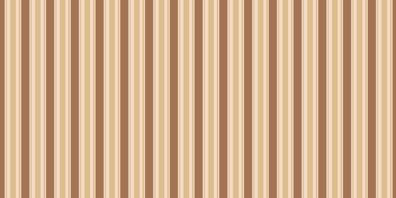 Brown striped pattern living room rug - TenStickers