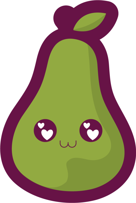 Cute Avocado Design nursery rug - TenStickers