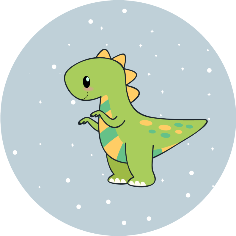 Dinosaur Footwear kids carpet - TenStickers
