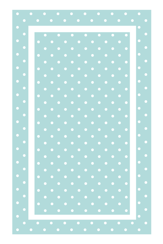 Polka Dot Simplicity bedroom carpet - TenStickers