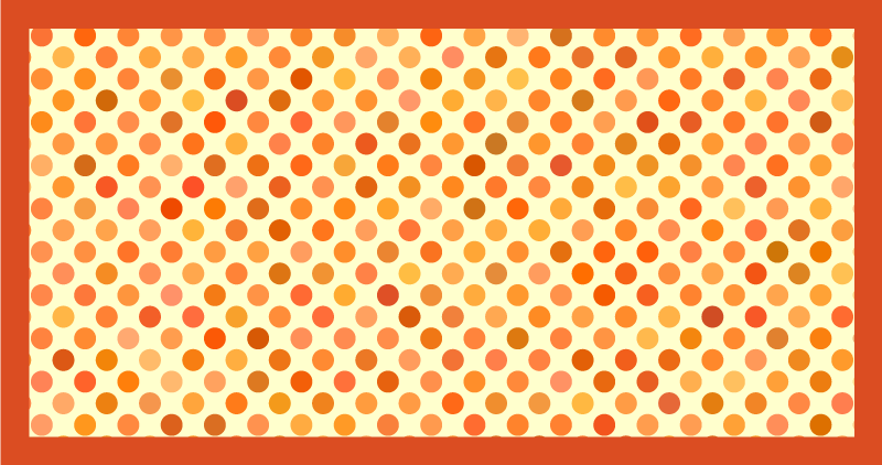 Polka Dotted Arrays stripes rug - TenStickers