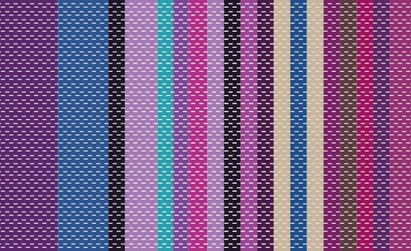 Striped Colorful Lines bedroom carpet - TenStickers