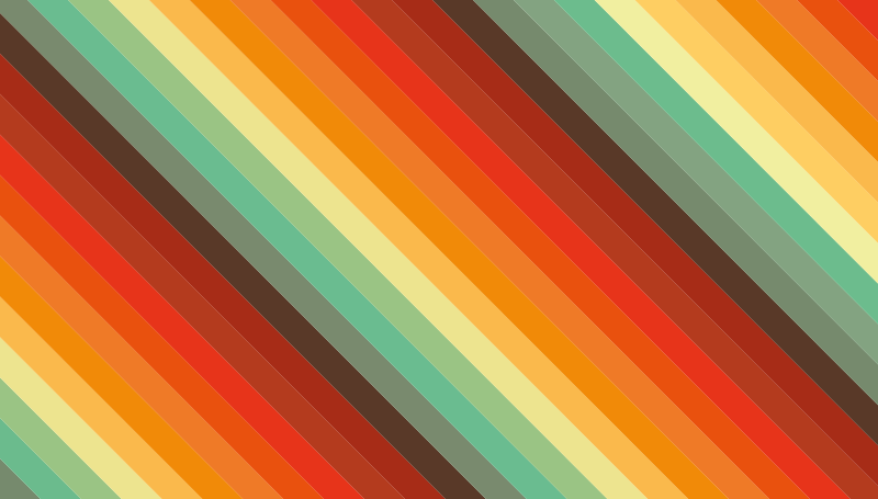 Vibrant diagonal stripes bedroom carpet - TenStickers