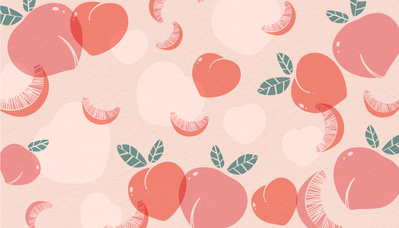 Fruity Patterns floral rug - TenStickers